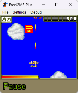 1943 para teléfonos Java, resolución 128x128.